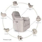 Firenza Electric Feeding & Recliner Glider Chair