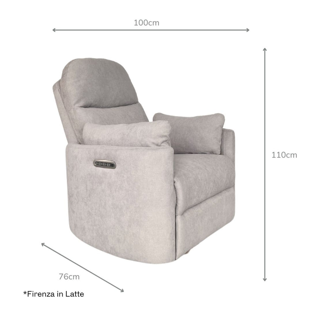 Firenza Electric Feeding & Recliner Glider Chair