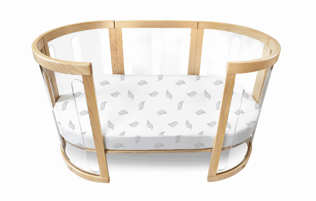 Amani Bebe Organic Jersey Cotton Oval Fitted Sheet