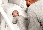 Amani Bebe Organic Jersey Cotton Oval Fitted Sheet