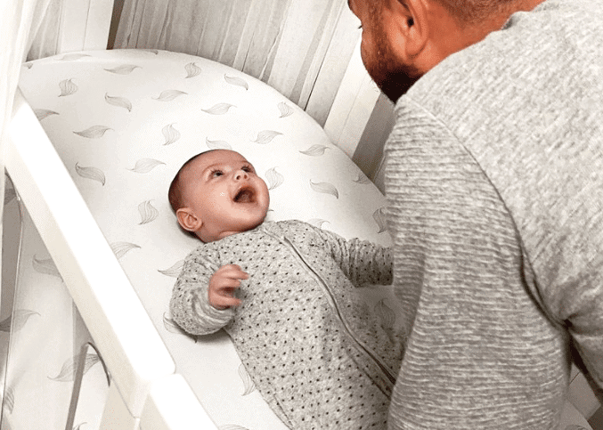 Amani Bebe Organic Jersey Cotton Oval Fitted Sheet