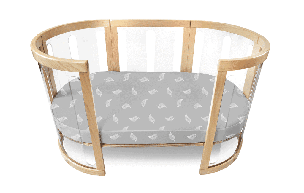 Amani Bebe Organic Jersey Cotton Oval Fitted Sheet