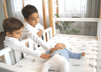 Amani Bebe Organic Jersey Cotton Standard Fitted Sheet