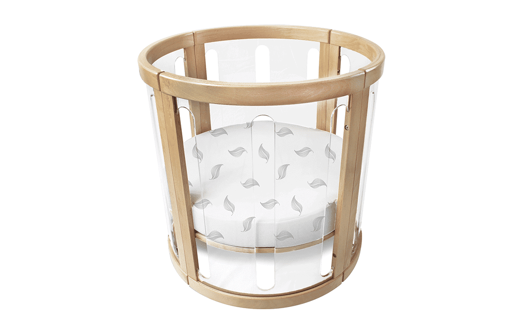 Amani Bebe Organic Jersey Cotton Round Fitted Sheet Secondary image