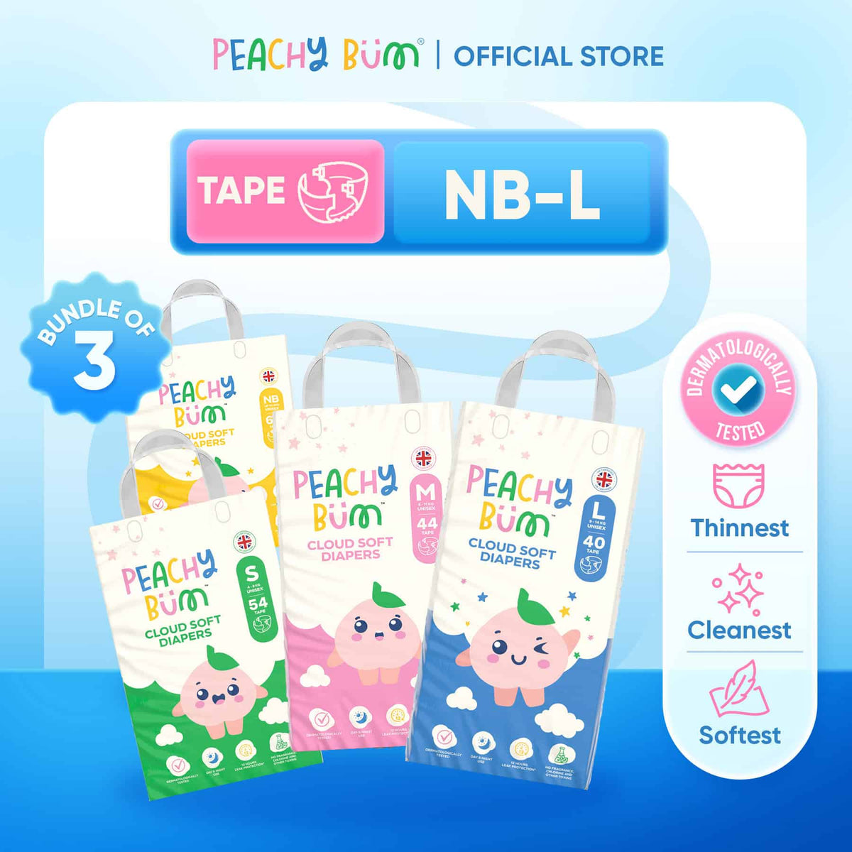 Bundle of 3 Packs Main image