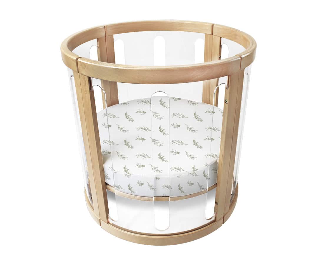 Amani Bebe Jersey Cotton Round Fitted Sheet Secondary image