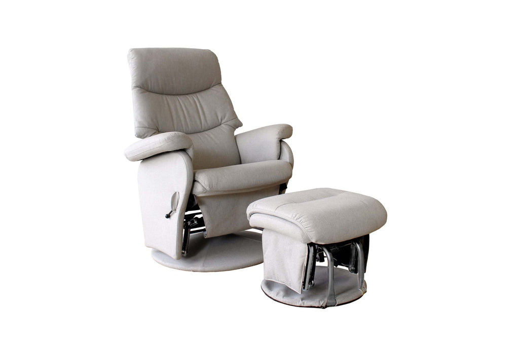 Manhattan Feeding Glider Chair & Ottoman